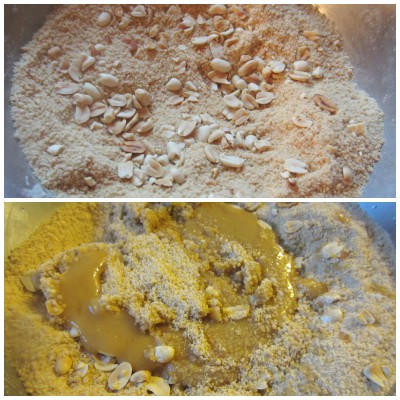 Mix jaggery syrup