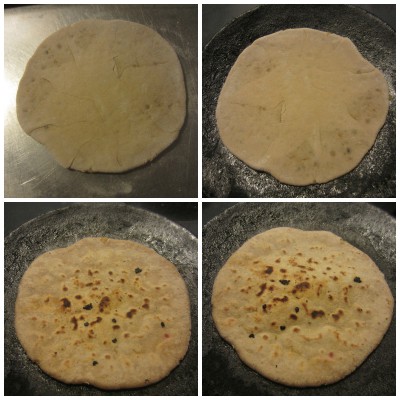Roast puranpoli