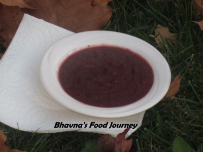 Plum chutney