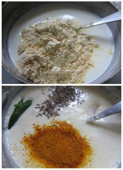 Besan mixture