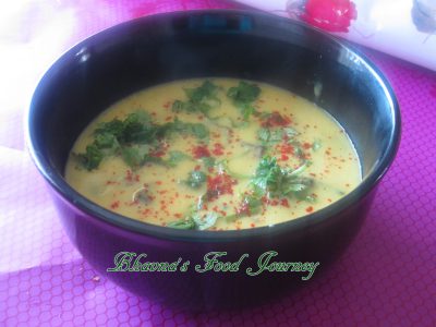 Bhindi kadhi