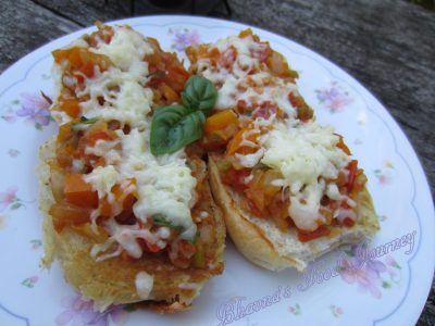 Italian Flavoured Open Sandwich