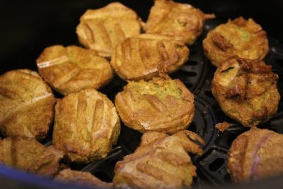 Air fried falafel