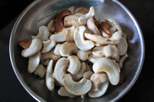 Fried cashew