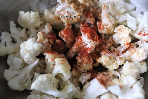 Seasoned cauliflower