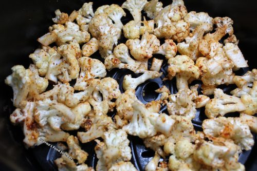 Air fry cauliflower