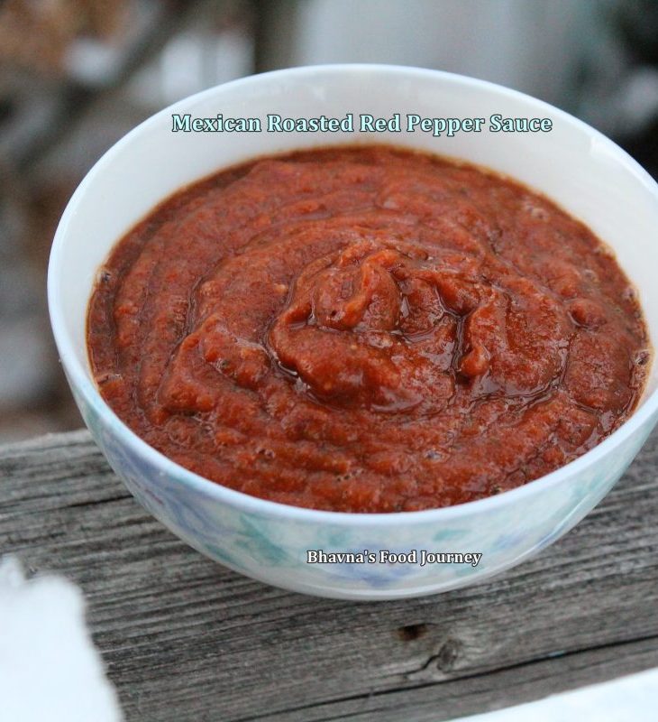 Mexican Roasted Red Pepper Sauce