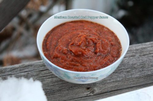 Mexican Roasted Red Pepper Sauce