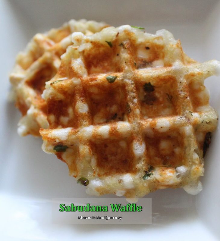 Sabudana waffle