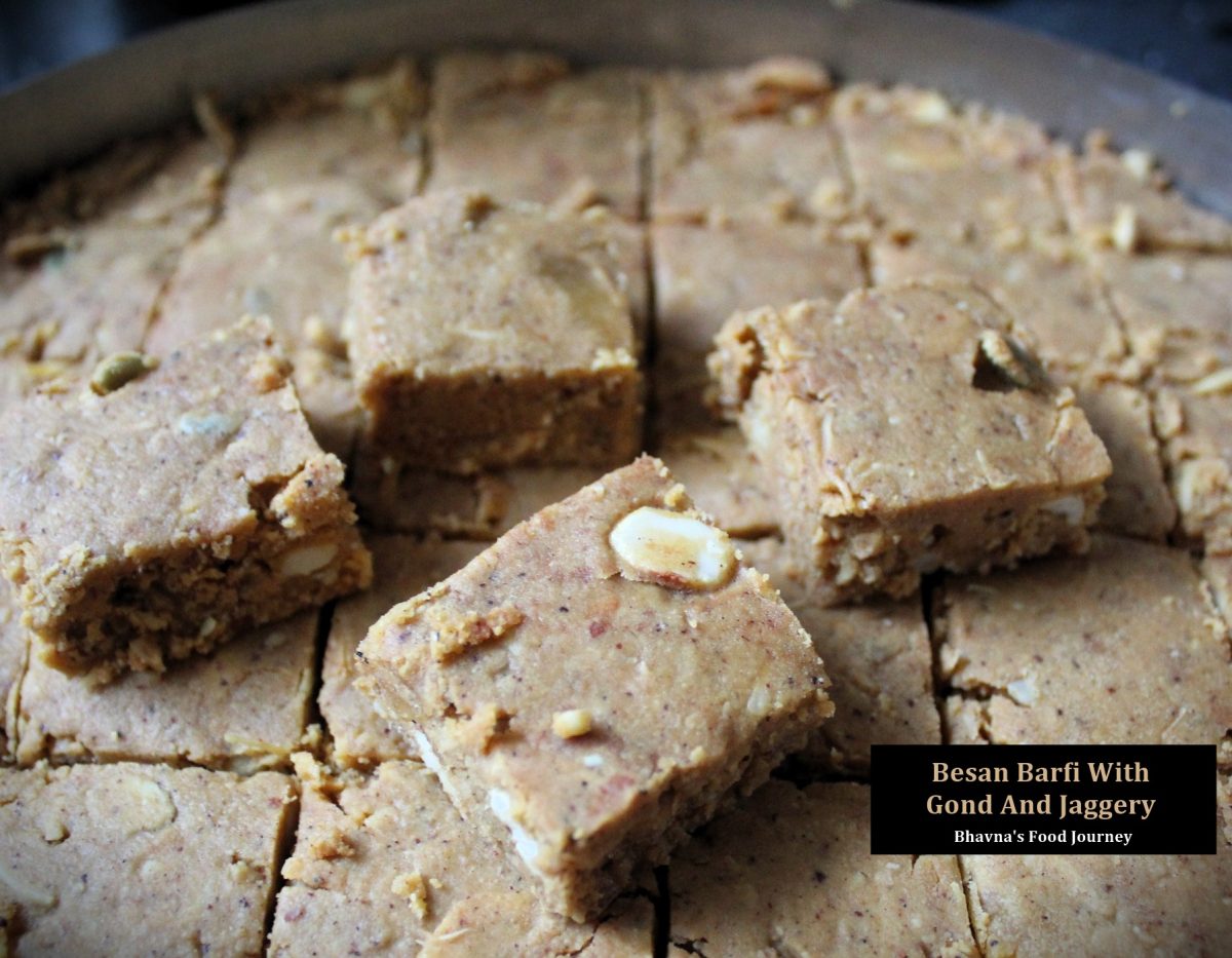 Besan Barfi for Winter