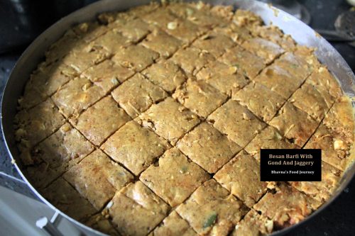 Besan Barfi for Winter