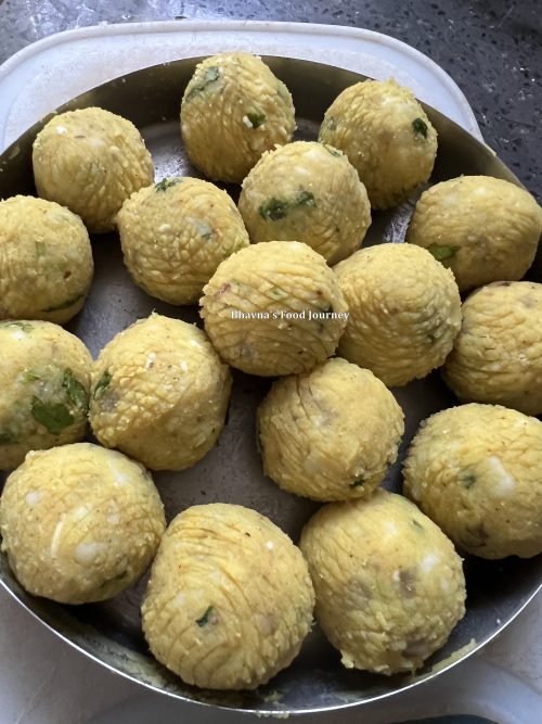 Sweet Potato Paneer Stuffed Bites